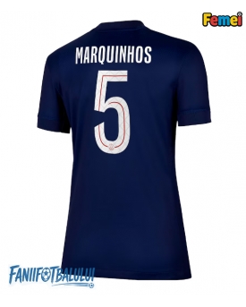 Paris Saint-Germain Marquinhos #5 Tricou Fotbal Replică 2025-26 Femei Acasa